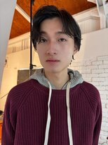 ナヌークカフラ(nanuk kafla)&nbsp;ナチュラルセンターパート/メンズパーマ/パーマメンズ
