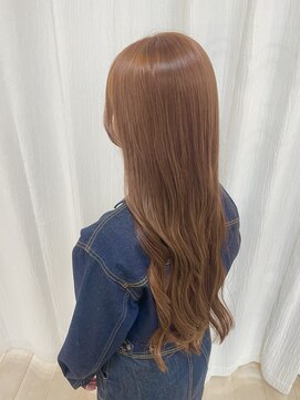 エミュ 天文館店(eMu) 【ブリーチなしダブルカラー】コッパーオレンジ