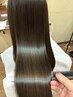 【髪質改善】似合わせカット＋酸性ストレート〈フローディアモア〉