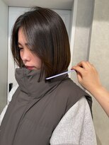 ゼスト クレス(ZEST Cres)&nbsp;【立川cres小山】前髪なし　大人ボブ