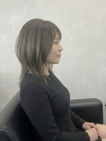 インテグリ オオタ(INTEGRI oota)&nbsp;大人ウルフレイヤー×グレージュ＊軽やかな毛動きで横顔美人に♪