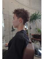 ソーレ(sole) スパイキーショート ブリーチダブルカラー メンズカット