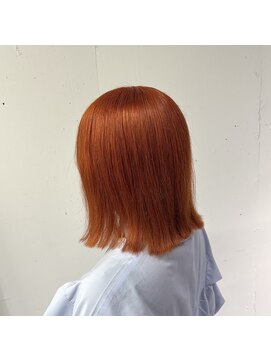 ジードットヘアー(g.hair) 【g.hair】ダブルカラー×オレンジ