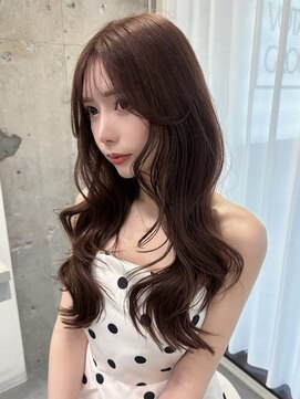 リリー(Lilley) 【稲永麻衣】チョコレートカラー+レイヤーカット+韓国ヘア