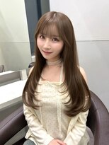 パルス ギンザ(PULSE ginza)&nbsp;オリーブベージュ ヘーゼルベージュワンホン韓国レイヤーカット