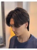 バース バイ ハピネス(BIRTH by happiness) ニュアンスパーマフェザーパーマ曲がる縮毛矯正センターパート
