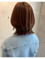 ロッカヘアエジェ(ROCCA hair eje.)&nbsp;ワンホンレイヤー柔らかブラウン外ハネヘア