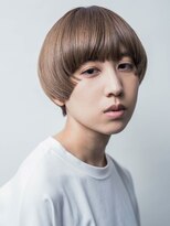ククル ヘアー(cucule Hair)&nbsp;「小顔見え◎ナチュラルマッシュショート×透明感ベージュ」