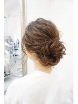 ヘアアンドメイクジップ恵比寿 (Hair＆Make ZIP)&nbsp;ふわふわシニヨン　ヘアセット