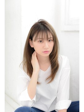 ラボヌール ヘアーウル 春日部西口店(La Bonheur hair heureux) ナチュラルストレートロング