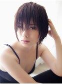 T.ヴェールウェーブブルージュカラー前下がり似合わせショート