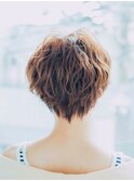 ウェーブ♪伸ばしかけ♪かきあげスタイル