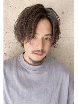 ロンド ロビン 栄(Lond robin) 【Lond robin】高瀬慎也 かき上げヘア/サイドパート/ウザバング