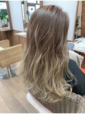 セクションカラー☆大人可愛いグラデーショングランジパーマ