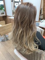 ヘアーサロン プアメリア(Puamelia)&nbsp;セクションカラー☆大人可愛いグラデーショングランジパーマ