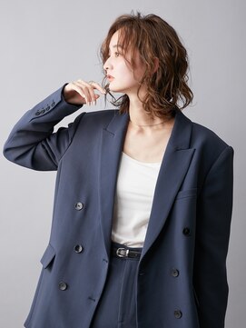 ヘアーカッティングガーデン ジャック モアザン 近鉄奈良店 リッジカール/ミディアムレイヤー[奈良/大和西大寺駅]
