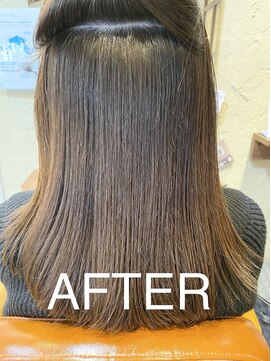 アンカーウェリナ(ANCHOR welina) 髪質改善ストレート(縮毛矯正)◎ サラサラ/ブラウン/くせ毛