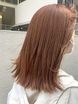 ヴィップルーム(viproom) オレンジカラー☆切りっぱなしボブ