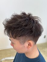 ヘアークラフト(hair craft)&nbsp;ソフトフェードのツイストピンパーマスタイル