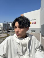 アイズ 海老名(AIZU) 波巻きスパイラルパーマツイストスパイラルパーマメンズマッシュ