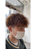 ツイスパ刈り上げマッシュ