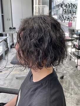 メンズヘアトーキョー 原宿(MEN'S HAIR TOKYO) 【メンズロングスパイラルパーマ】マンバンヘア/2way