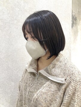 ヴィップルーム(viproom) マッシュショート/アッシュカラー/ツヤ髪スタイル/黒髪スタイル