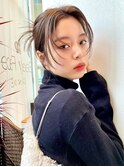カチモリヘア*お団子ヘアアレンジ*顔周りレイヤー*お呼ばれ