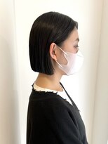 ローネス(LONESS)&nbsp;丸くならずにコンパクトにおさまる◎大人気ぷつっとボブ