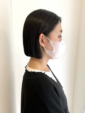 ローネス(LONESS) 丸くならずにコンパクトにおさまる◎大人気ぷつっとボブ