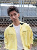 アッシュブラック/束感モテる/刈り上げ/ツーブロック