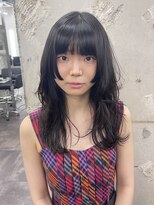 スノットバイガルテ(SNOT by GARTE)&nbsp;ウルフヘア/ロングウルフカット/黒髪ロング/姫カット
