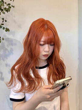 ゼスト 中野店(ZEST) 【zest中野/北村星楽】夏っぽいオレンジベージュカラー