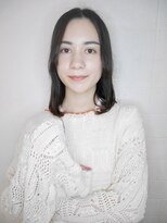 シュシュ(shushu)&nbsp;ストレートミディアムスタイル【有海一生】/髪質改善 /前髪
