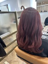 プラスリブ(Plus Lib)&nbsp;巻き髪ピンクブラウン