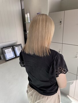 エイト 沖縄豊崎店(EIGHT toyosaki) 【EIGHT 豊崎】お客様スタイル_ホワイトベージュ