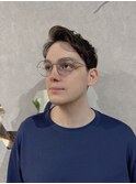 アップバングショート