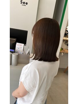 シーバイデコ(See by DECO) 透明感アッシュブラウンと外ハネボブ！