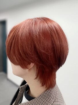 ヘア アート イーズ(hair art EAZE) ウルフ×オレンジ
