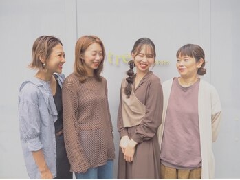 トレパルッキエーレ(tre parrucchiere)の写真/【ママさんスタイリスト多数在籍】実力派女性スタイリストサロン"tre parrucchiere"♪