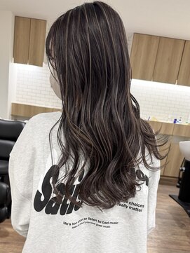 キノ(kino) ベース暗めコントラストハイライトグレージュ20代30代40代