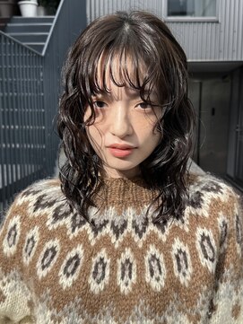 ローネス(LONESS) 時短ヘア ニュアンスパーマ ウルフボブ ウルフパーマ