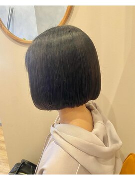 ブラウン (BROWN) 【髪質改善】ストレート..ボブ