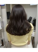 【高濃度水素イルミナカラー】ツヤツヤダークモカ/艶感カット