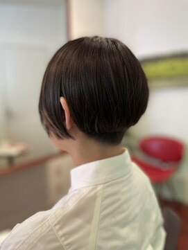 ヘアーサロンテン モトアザブ(hair salon Ten motoazabu) くびれヘア/アプリコットオレンジ/ハイライトカラー/麻布十番