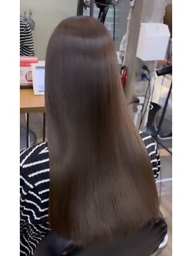 オーバーヘアー 南草津店(over hair) 【over hair】髪質改善×シアーグレージュ