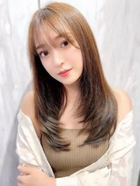 ロンド シャルム 吉祥寺(Lond charme) くびれヘア/アプリコットオレンジ/韓国/ボブ/レイヤー/吉祥寺