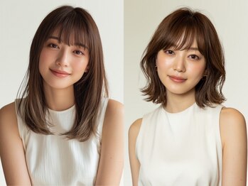 レリー 伊丹(Rely)の写真/白髪=暗めのimageを払拭◎白髪を活かしたデザインカラーで上品styleに*[伊丹/髪質改善/白髪ぼかし/学割U24]