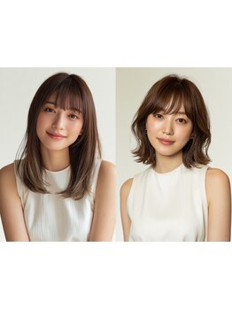 白髪=暗めのimageを払拭◎白髪を活かしたデザインカラーで上品styleに*[伊丹/髪質改善/白髪ぼかし/学割U24]