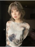 韓国ヘア/レイヤースタイル/レイヤーカット/グレージュ/20代人気
